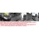 Autopotahy na Dacia Lodgy, 5 míst, od r. 2012 - 2016, Elegance alcantara černo šedé