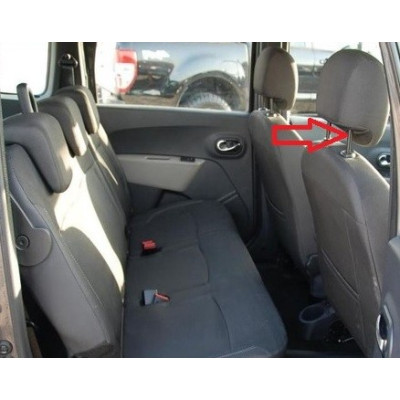 Autopotahy na Dacia Lodgy, 5 míst, od r. 2017, Elegance alcantara černo vínové