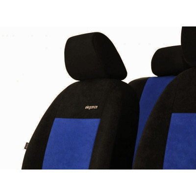 Autopotahy na Dacia Sandero III., od r. 2021, Elegance alcantara černo modré