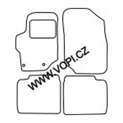 Textilní autokoberce na míru Royalfit - Velur extra na Citroen C-Elysée, od r. 2012