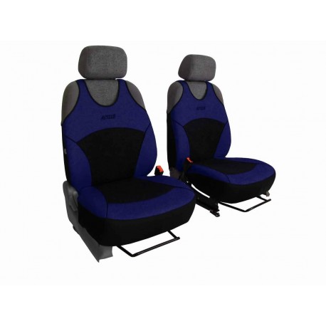 Autopotahy na přední sedadla Active Sport Alcantara, barva modrá