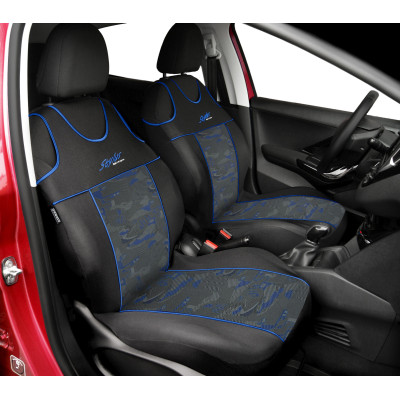 Autopotahy na přední sedadla Stylus modré
