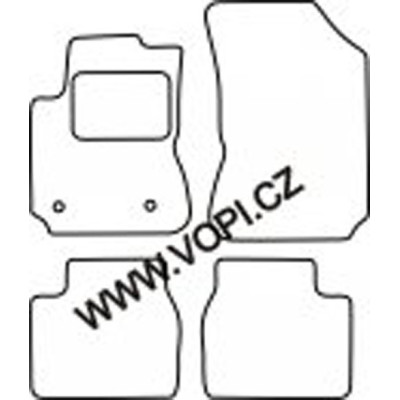 Textilní autokoberce na míru Perfectfit na Citroen C4 a C4 Cactus