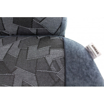 UNI 2 Sound, barva antracit, autopotahy na vozidla s nedělenými zadními sedadly