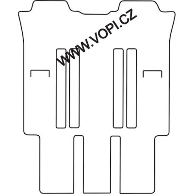 Textilní autokoberce na míru Perfectfit na Citroen C8, od roku 2002 - 2014