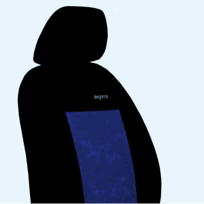 Autopotahy na Citroen Jumper II., 3 místa, od r. 2006, Elegance alcantara černo modré