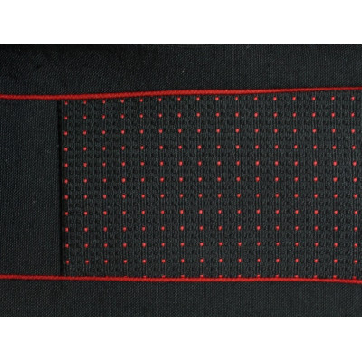 Autopotahy na míru Luxor, model Mito, barva červená