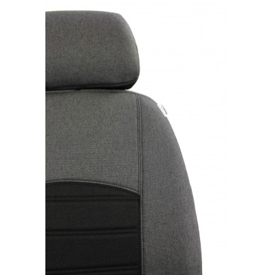 Autopotahy na míru, model Florencie, barva šedá/černá