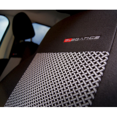 Autopotahy na Citroen Jumpy III., 3 místa, se stolkem, od r. 2016, Lux style barva šedo černá