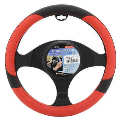 Potah volantu Color Line, barva červená