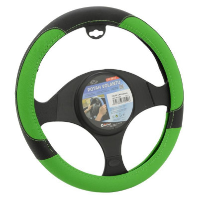 Potah volantu Color Line, barva zelená