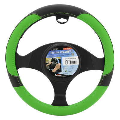 Potah volantu Color Line, barva zelená