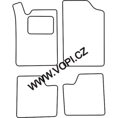 Textilní autokoberce na míru Perfectfit na Citroen Xantia