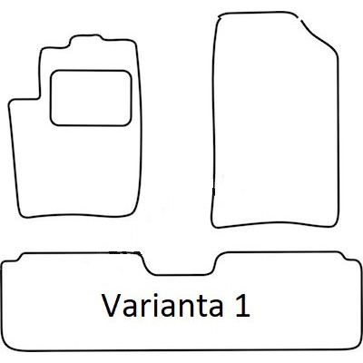 Textilní autokoberce na míru Perfectfit na Citroen Xsara Picasso