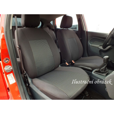 Autopotahy na Dacia Jogger, 5 míst, od r. 2021, Dynamic Žakar tmavý