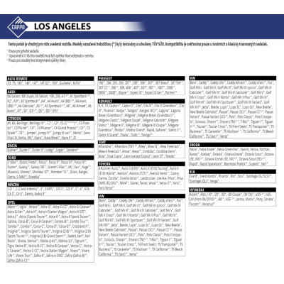 Cappa Autopotah Cappa LOS ANGELES kožený šedý 1ks