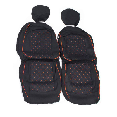 Cappa Autopotahy COMO černá/červená 2ks