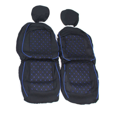 Cappa Autopotahy COMO černá/modrá 2ks