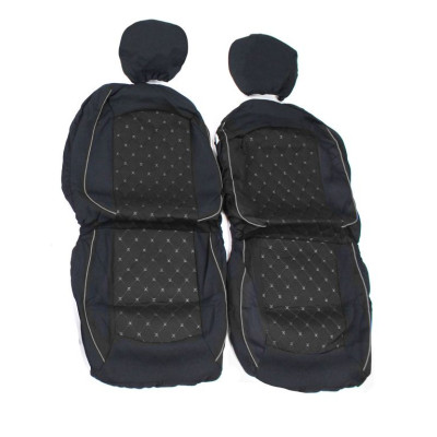 Cappa Autopotahy COMO černá/šedá 2ks