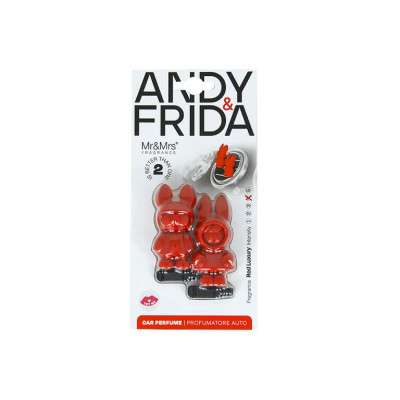 Mr&Mrs FRAGRANCE Autovůně Andy & Frida Red Luxury