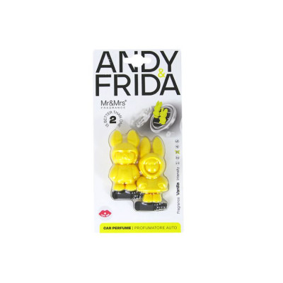 Mr&Mrs FRAGRANCE Autovůně Andy & Frida Vanilla