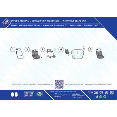 Cappa Autopotah Cappa Sport Way modré 2ks