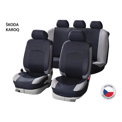 Cappa Autopotahy Perfetto HL Škoda Karoq černá/šedá