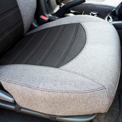 Autopotahy na míru, model Florencie, barva šedá/černá