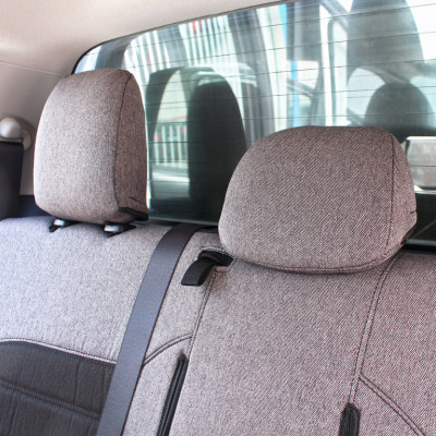 Autopotahy na míru, model Florencie, barva šedá/černá