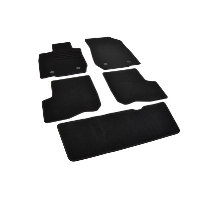 Textilní autokoberce na míru Standard na Dacia Logan I., 7 míst