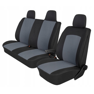 Autopotahy Dynamic šedé na Citroen Jumper II., 3 místa