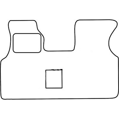 Textilní autokoberce na míru Volkswagen Transporter T4, přední sedadla, Carfit - Velur