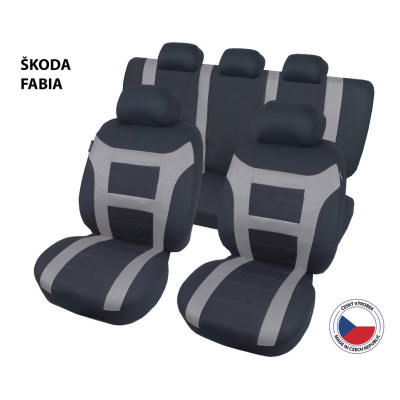 Cappa Autopotahy Perfetto EL Škoda Fabia šedá