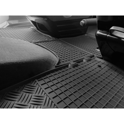 Gumové autokoberce na VW Transporter T6, od roku 2015 - 2019, přední sedadla, Rigum