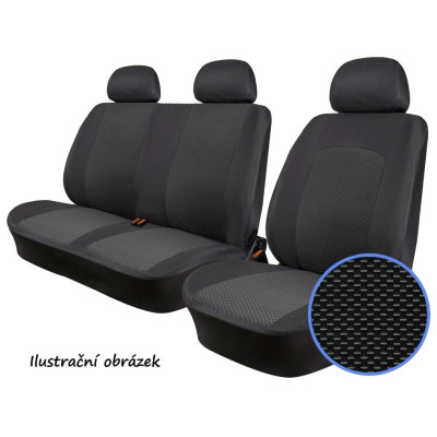 Autopotahy na Vokswagen Crafter, od r. 2017, 3 místa, Dynamic Žakar