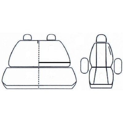 Autopotahy na Vokswagen Crafter, od r. 2017, 3 místa, Dynamic Žakar