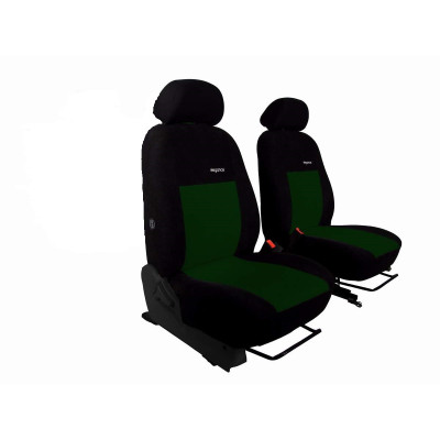 Autopotahy na Volkswagen Crafter, Elegance černo zelené