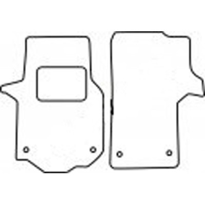 Textilní autokoberce Volswagen Crafter, od r. 2017, přední sedadla, Royalfit - Velur extra