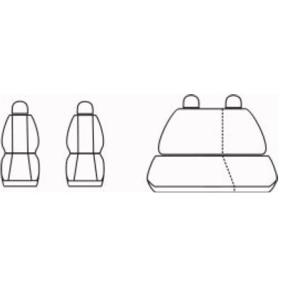 Autopotahy na Volkswagen Golf IV., od r. 1997 - 2006, modely Authentic Caro I.