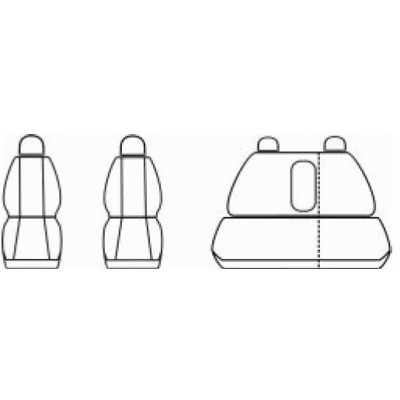 Autopotahy na Volkswagen Golf IV., od r. 1997 - 2006, modely Authentic Caro I.