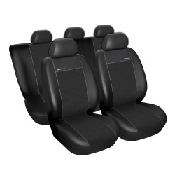 Autopotahy Eco Lux na Seat Leon II., od roku 2005 - 2012, barva černá