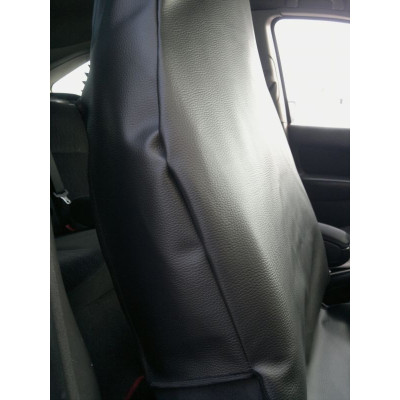 Potah sedadla ochranný z ecokůže, barva černá