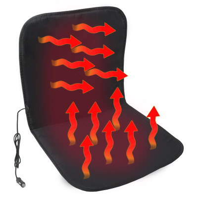 Autopotah sedadla vyhřívaný Black 12V