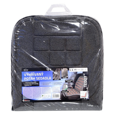 Autopotah sedadla vyhřívaný s termostatem TEDDY 12V