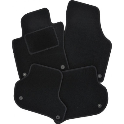 Textilní autokoberce na míru Perfectfit, barva černá
