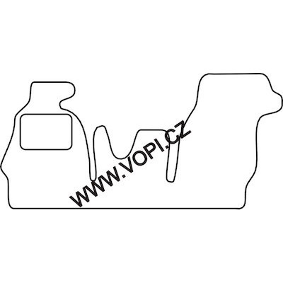 Textilní autokoberce na míru Volkswagen LT, od roku 1996, Perfectfit