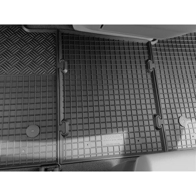 Gumové autokoberce na VW Multivan T7, od 2022, přední sedadla, Rigum