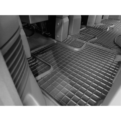 Gumové autokoberce na VW Multivan T7, od 2022, třetí řada, Rigum