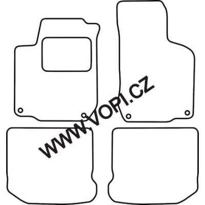 Textilní autokoberce na míru VW New Beetle, od r. 1998 - 2011, Perfectfit