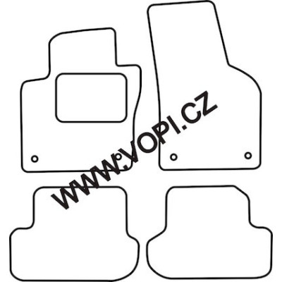 Textilní autokoberce na míru VW New Beetle, od r. 2011, Perfectfit